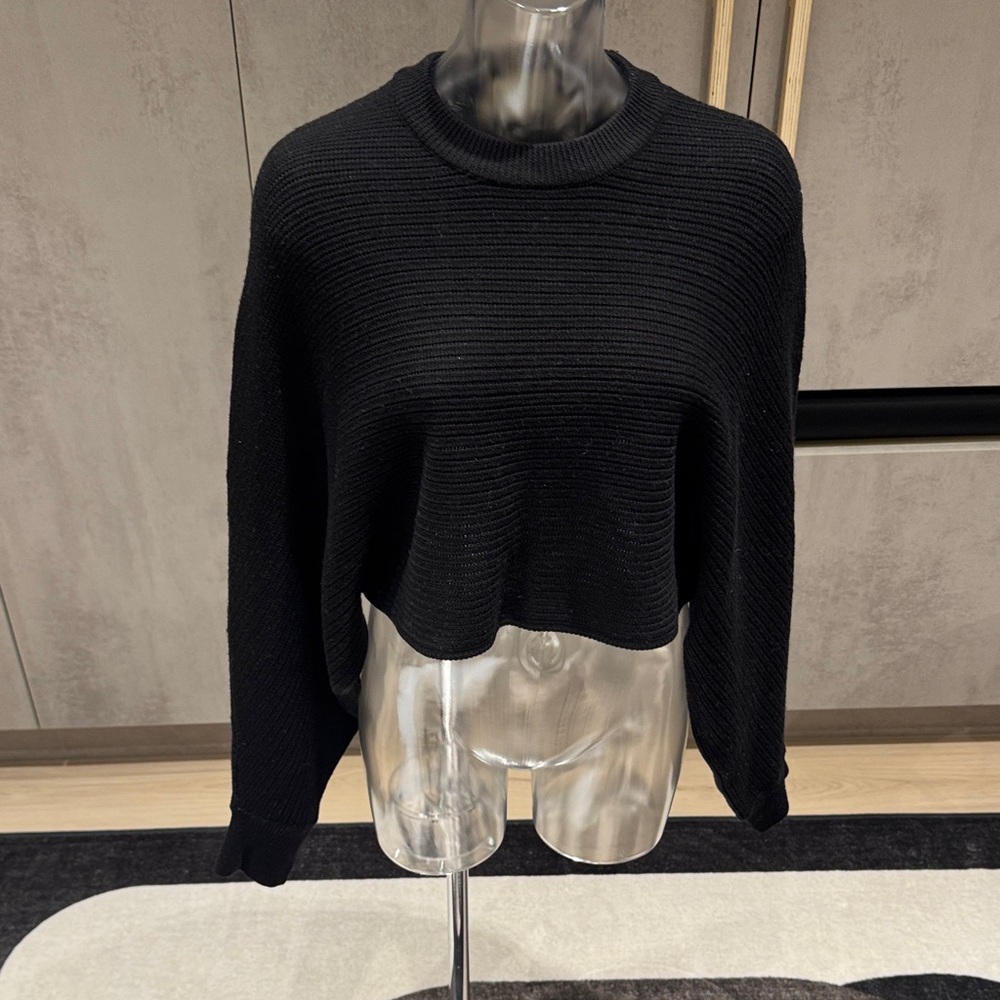 Wilfred Black Crew Neck Sweater